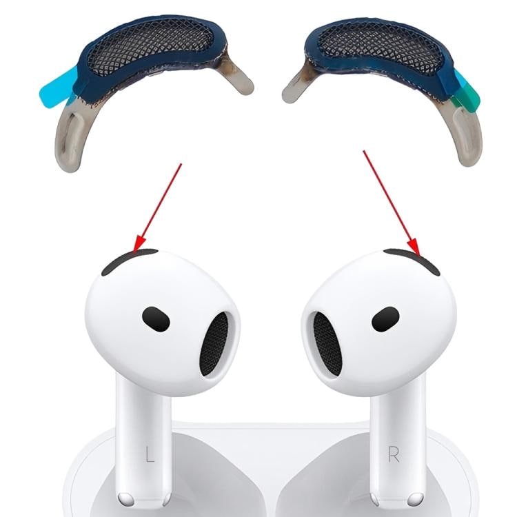 Dammgaller Topp till Apple AirPods 4 Höger/Vänster