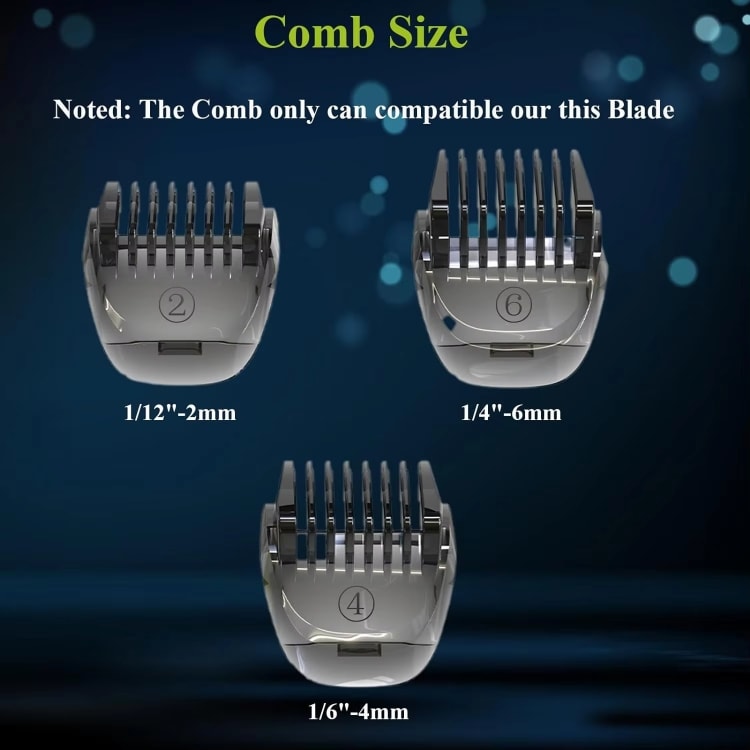 Trimmerhuvud och kammar till Philips QP2520 QP2630 QP65 QP66 Series