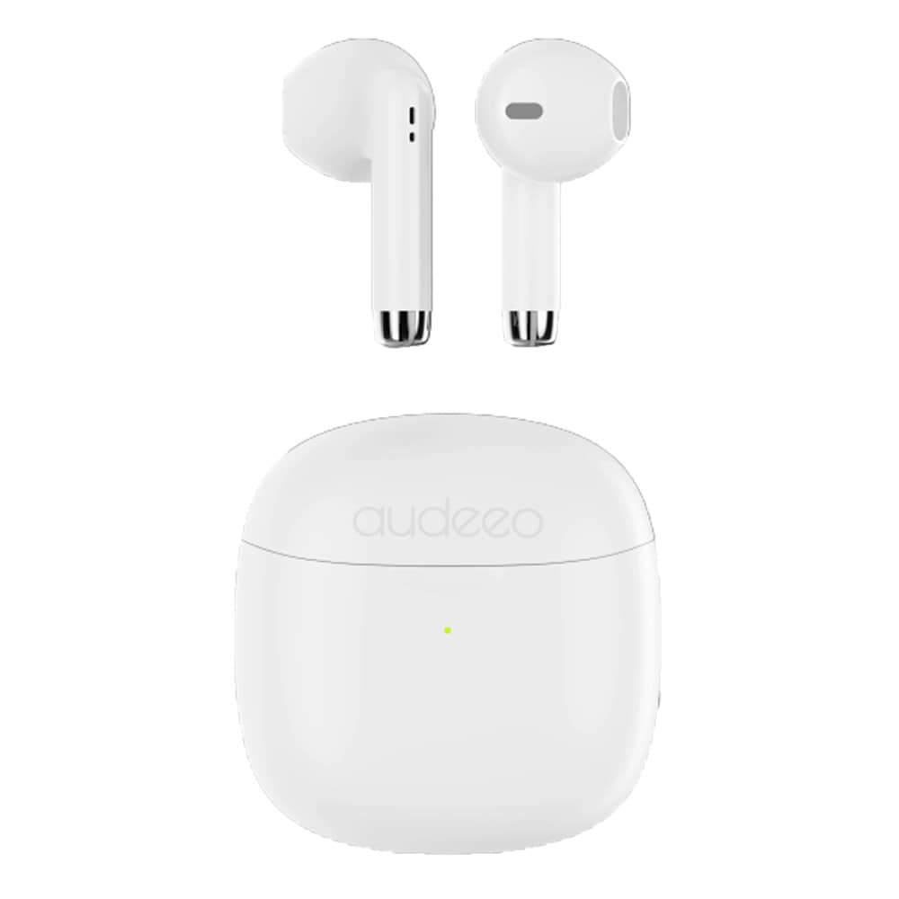Audeeo Orbiter II Bluetooth 5.4 TWS in-ear-hörlurar – Vit