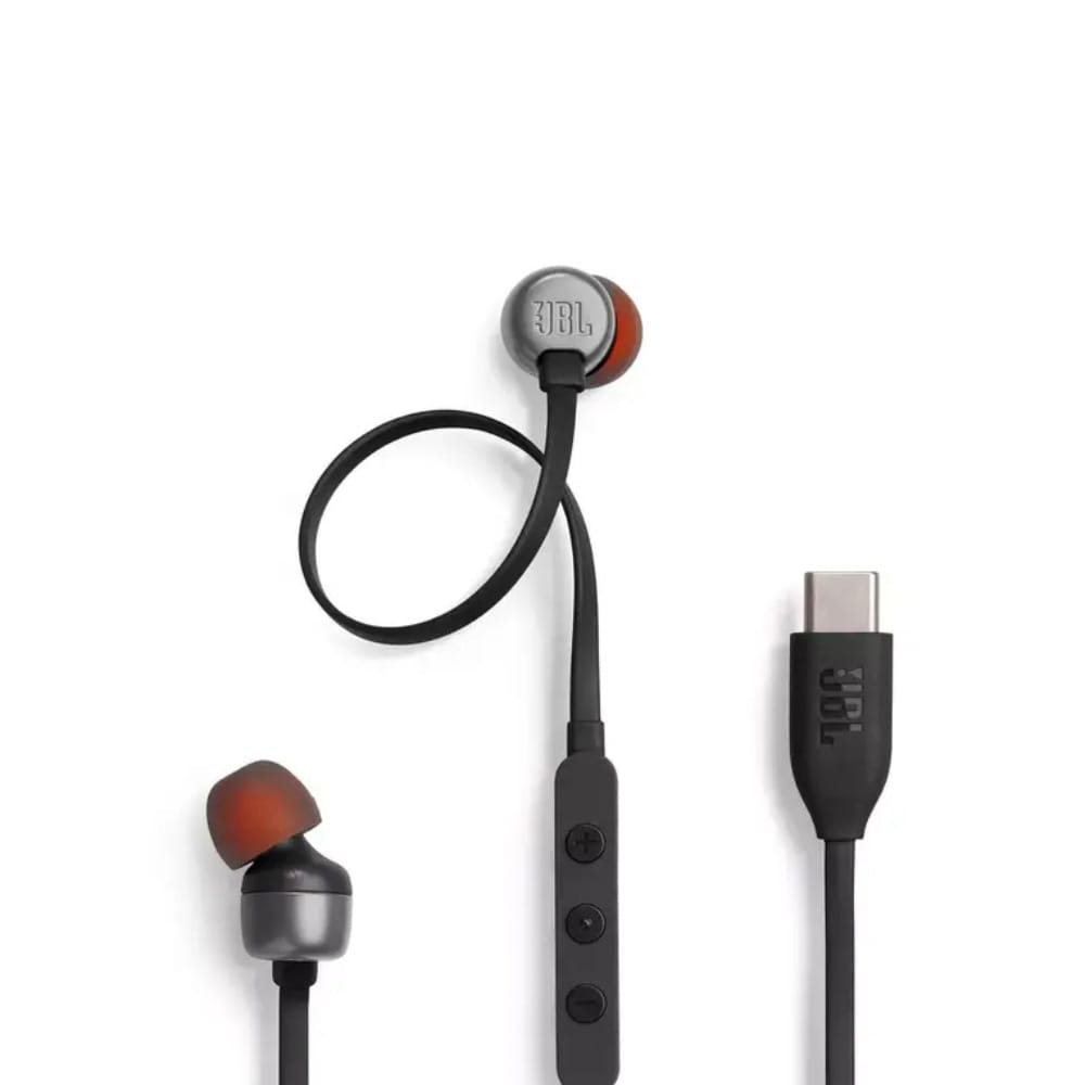 JBL Tune 310C In-Ear Headset med USB-C - Svart