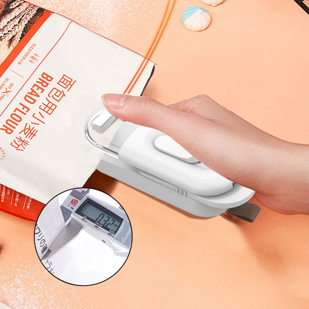 Mini påsförslutare / batteridriven värmeförslutare för plastpåsar / Förseglingsapparat