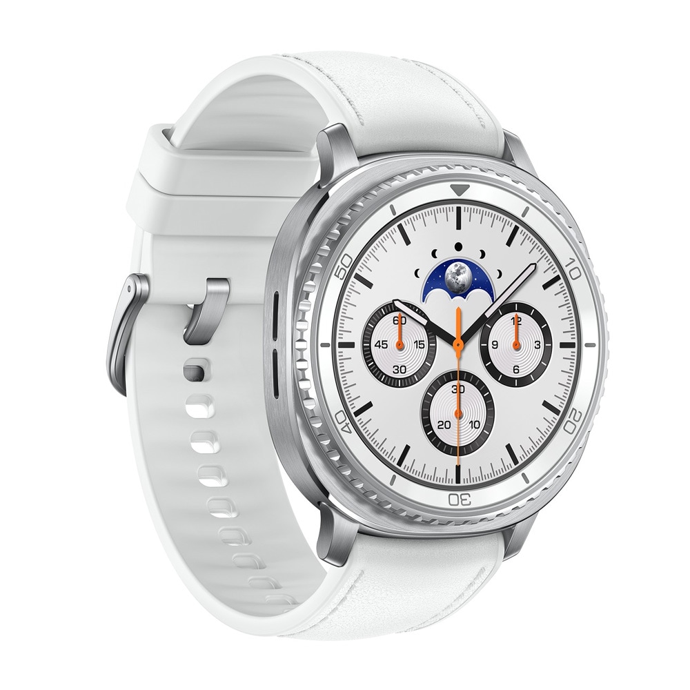 Samsung Galaxy Watch8 Classic LTE 46 mm – SM-L505FZWAEUE vit