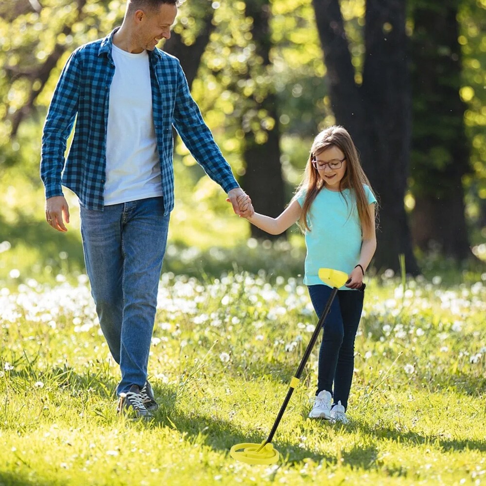 Metalldetektor för barn med justerbar längd och vattentät sökspole