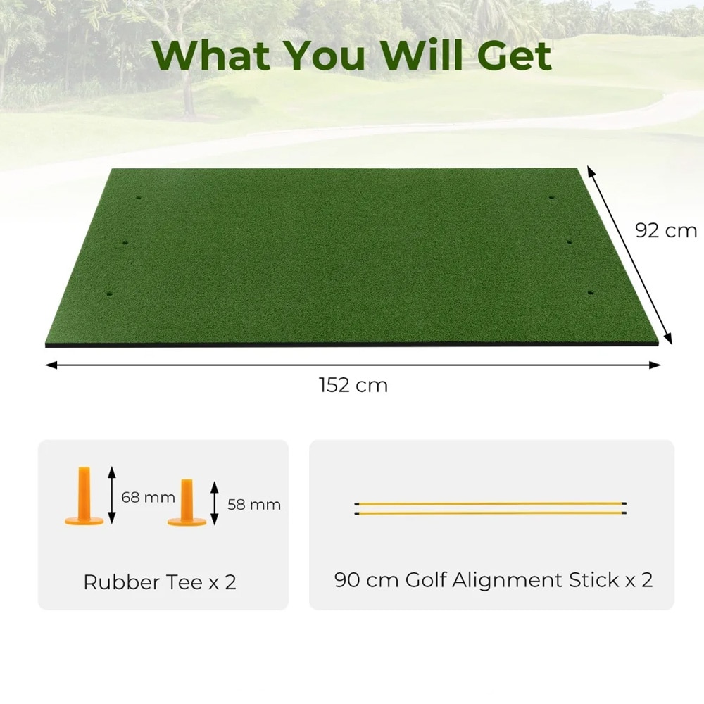 Golf driving range-matte 150x90cm