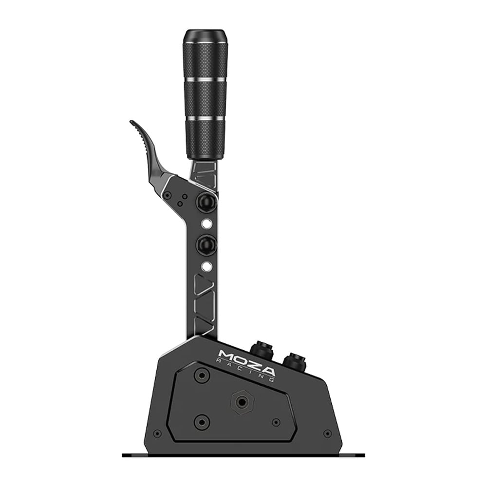Moza Racing SGP Sekventiell växellåda i metall med justerbart motstånd och RGB-knappar för PC