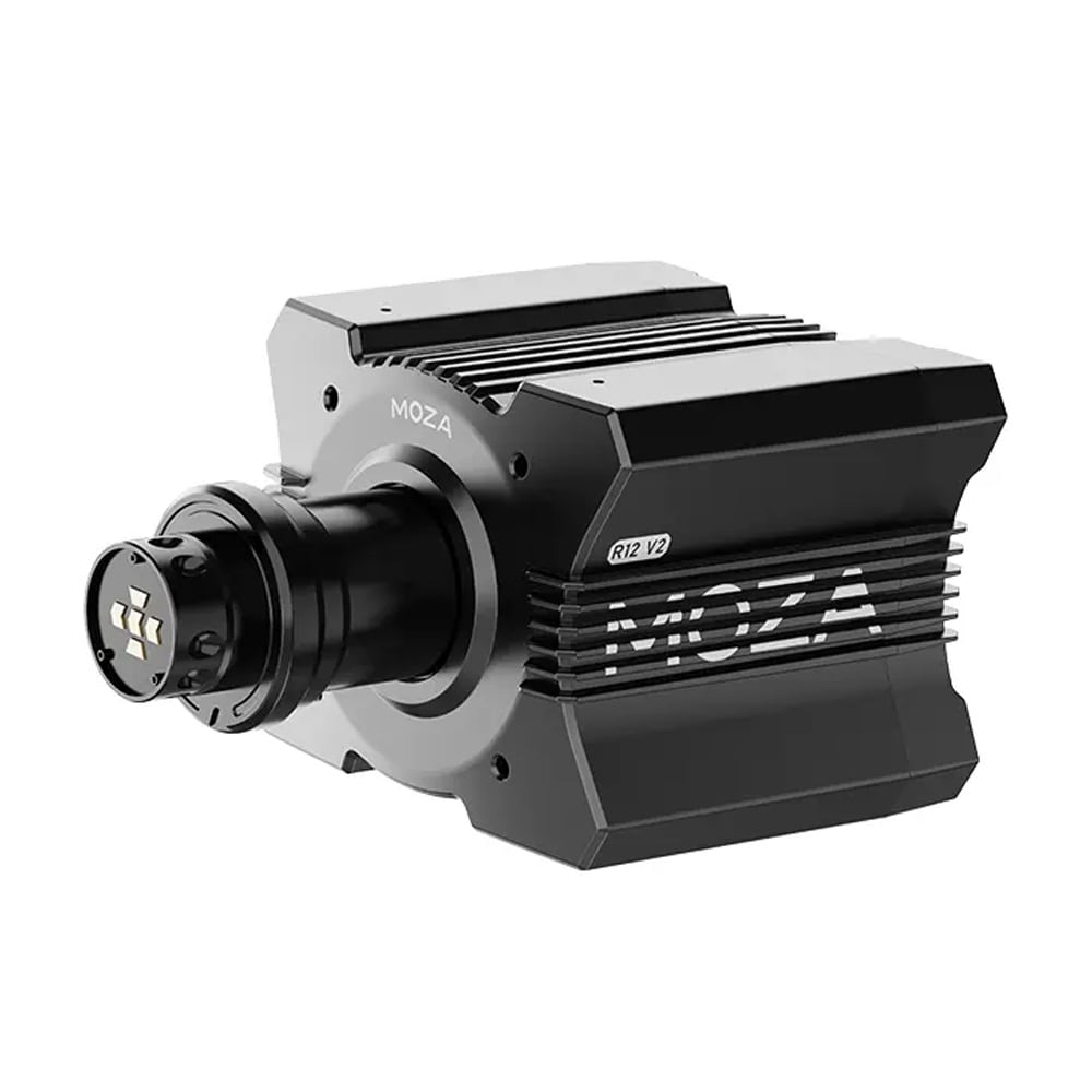 Moza R12 V2 Direct Drive Wheel Base med 12 Nm vridmoment och trådlös rattkommunikation
