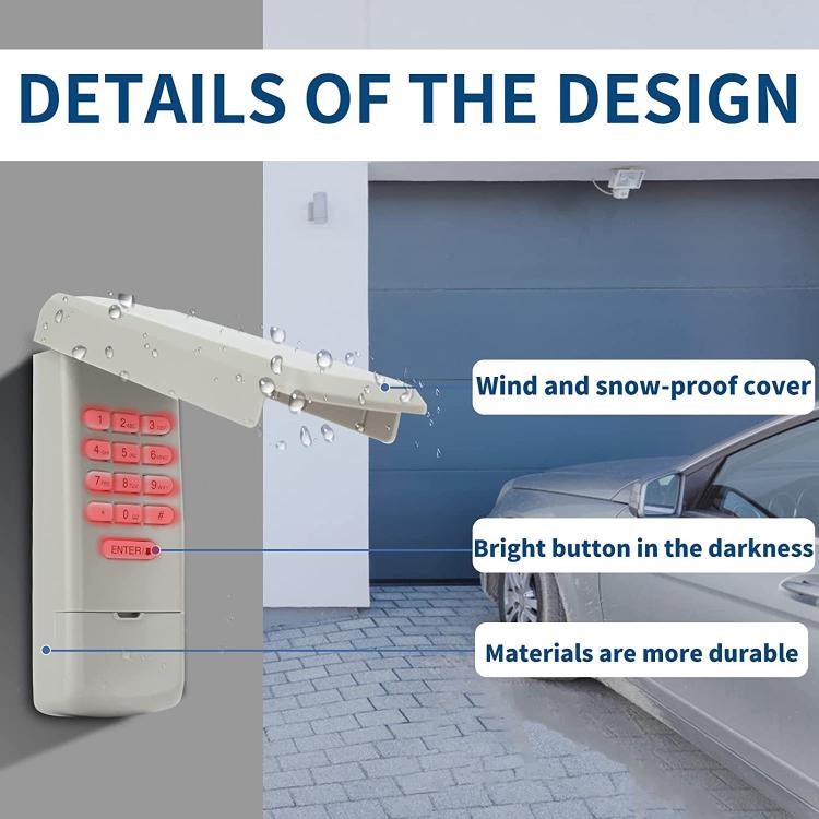 Trådlös knappsats till Liftmaster 877MAX Garageport