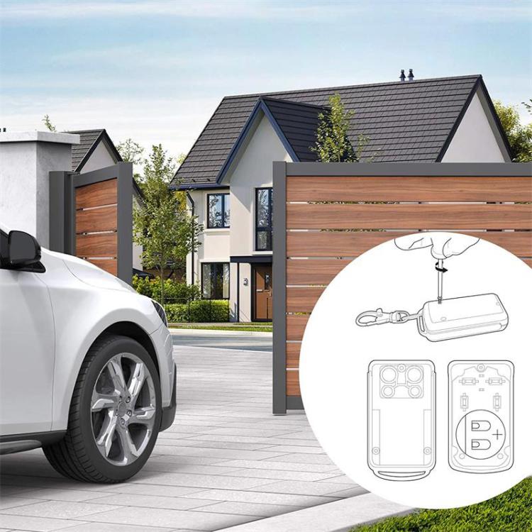 Fjärrkontroll med rullande kod för Avidsen garageportar 433,92 MHz