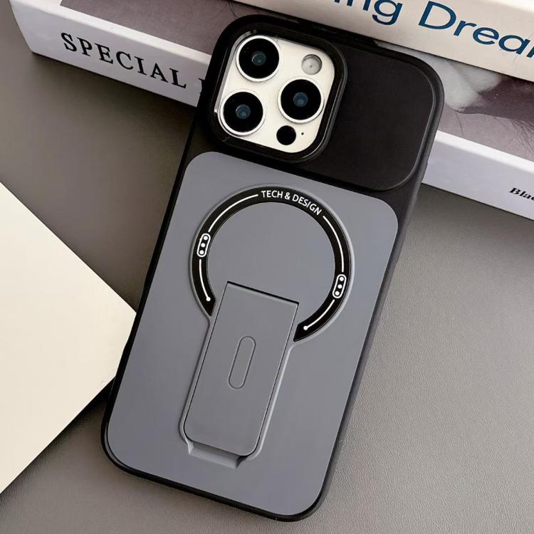 Bakskal med magnetring och ställ till iPhone 13 Pro - Svart