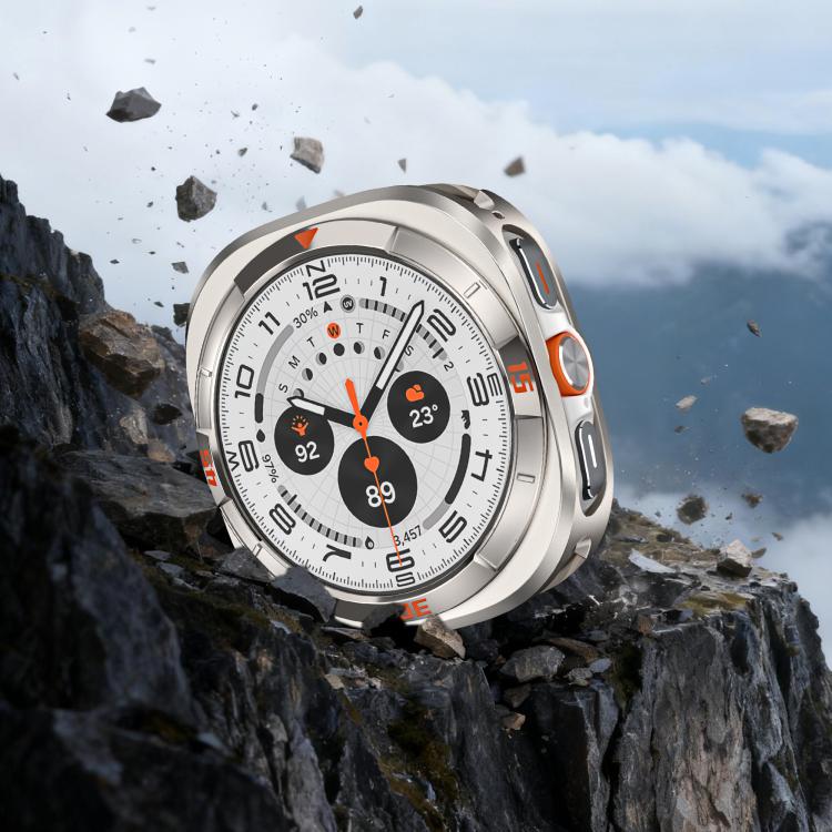 Skyddsglas till Samsung Galaxy Watch Ultra 47 mm – Titanium/Orange