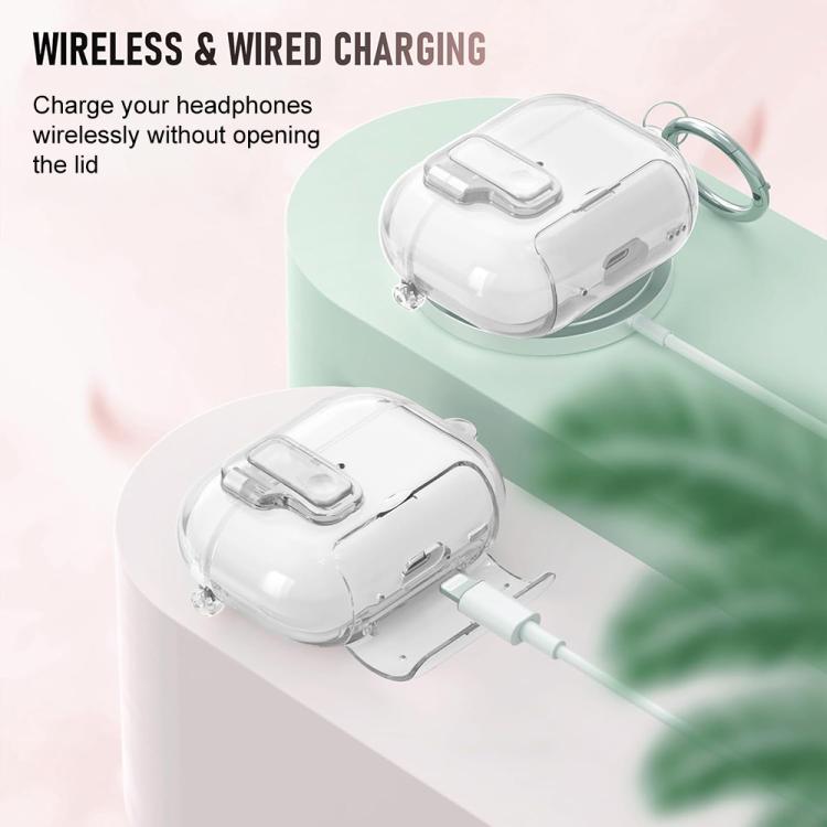 Skyddsfodral med ställ till AirPods Pro 2 - Transparent