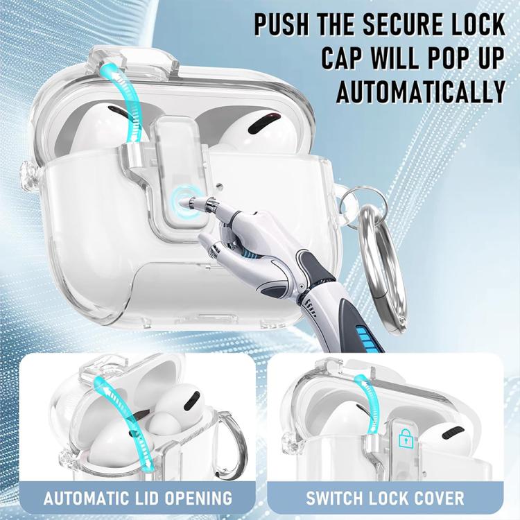 Skyddsfodral med ställ till AirPods Pro 2 - Transparent