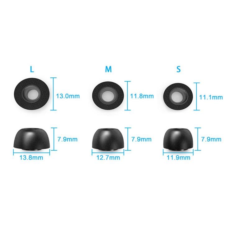 Öronkuddar i memory foam till AirPods Pro 3 Strl: S/M/L - Svart