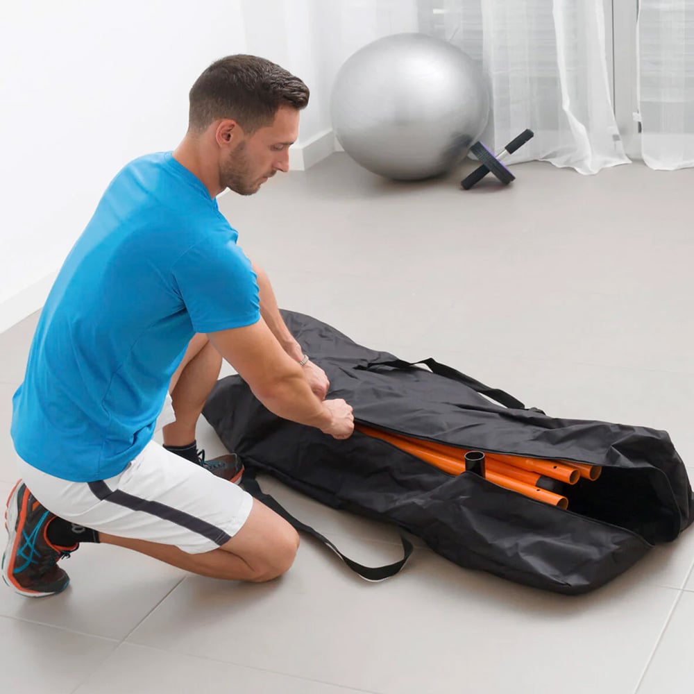 Multifunksjonelt pull-up-stativ for hjemmetrening – høyde 114–191 cm
