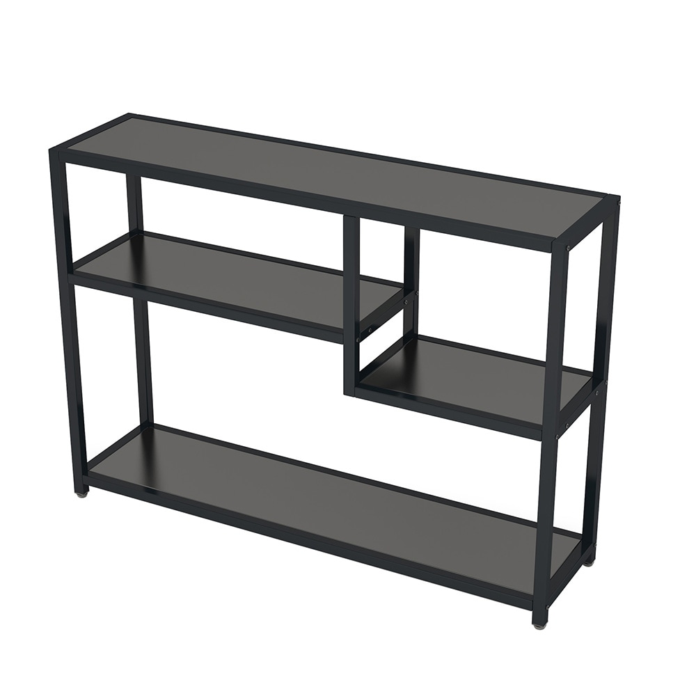 Konsolbord / avlastningsbord / sidobord med hyllor i industriell design