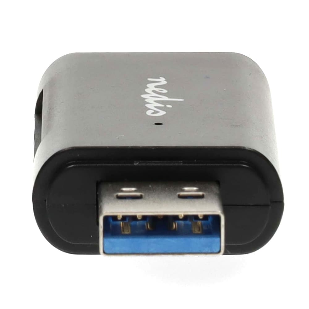 Nedis USB 3.2 Gen1 kortläsare med USB-C och USB-A för SD och microSD