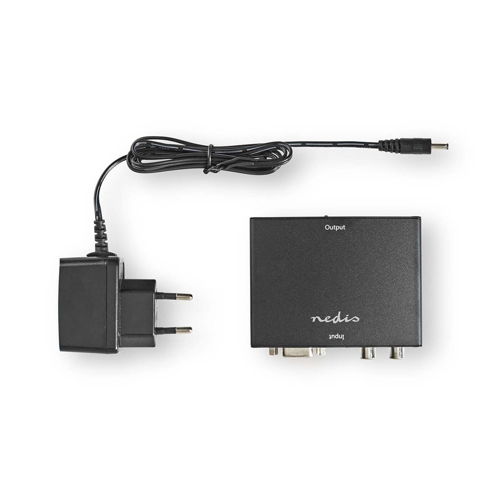 Nedis HDMI-omvandlare – VGA till HDMI med Full HD 1080p
