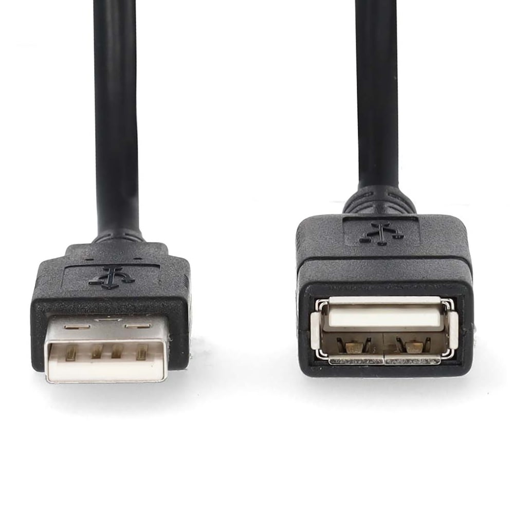 Nedis USB-förlängningskabel 2 m – USB 2.0 med 480 Mbit/s