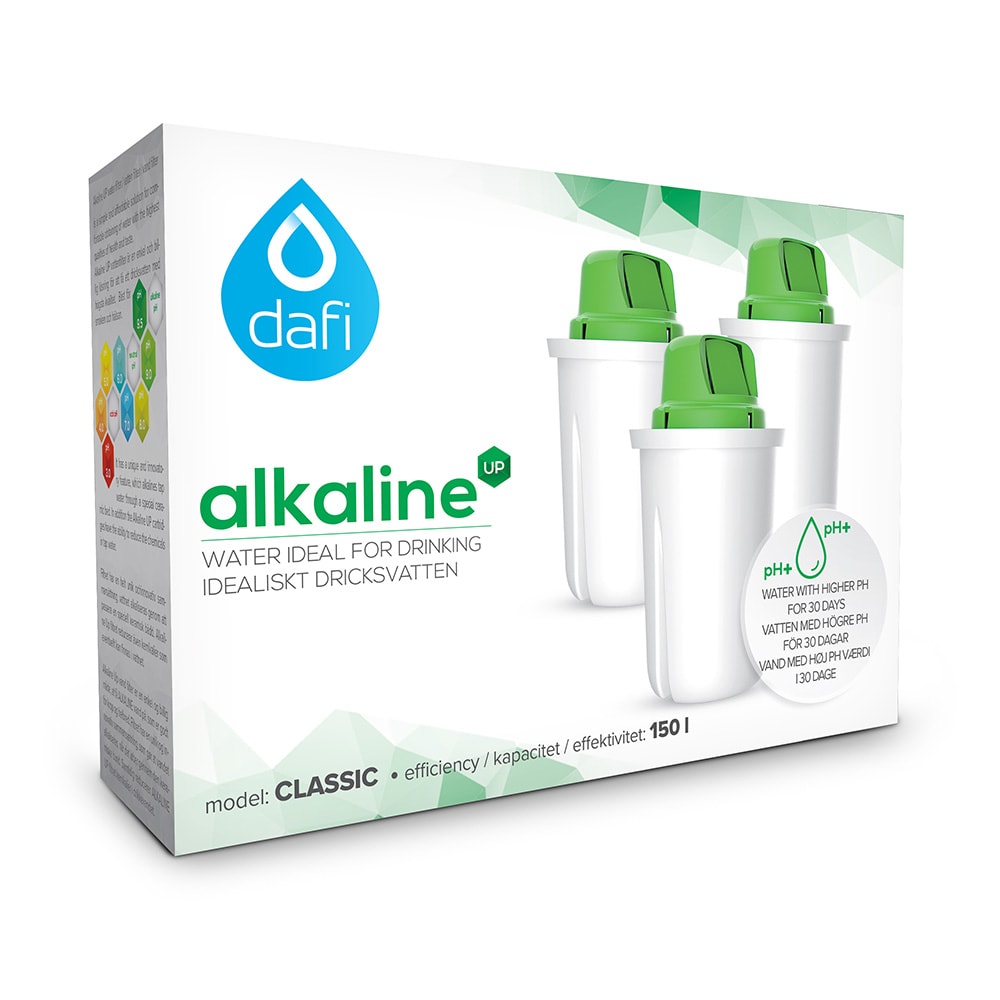 Filterpatroner pH+ Balance för Dafi vattenkanna - 3-pack