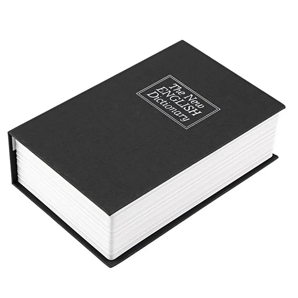 Kassaskrin lönnbok – bokformad värdeförvaring i stål