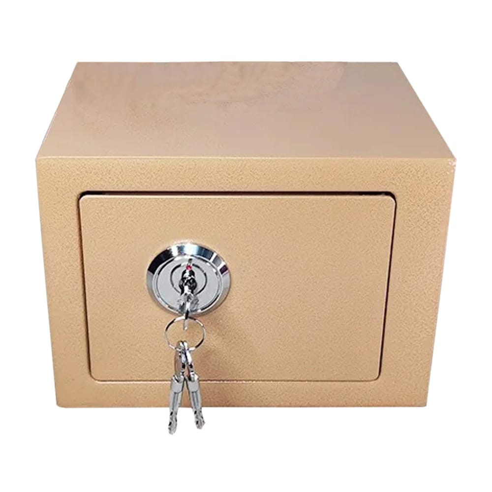 Extralink Kassaskåp i järn med 3 nycklar och 3,5 cm tjock dörr