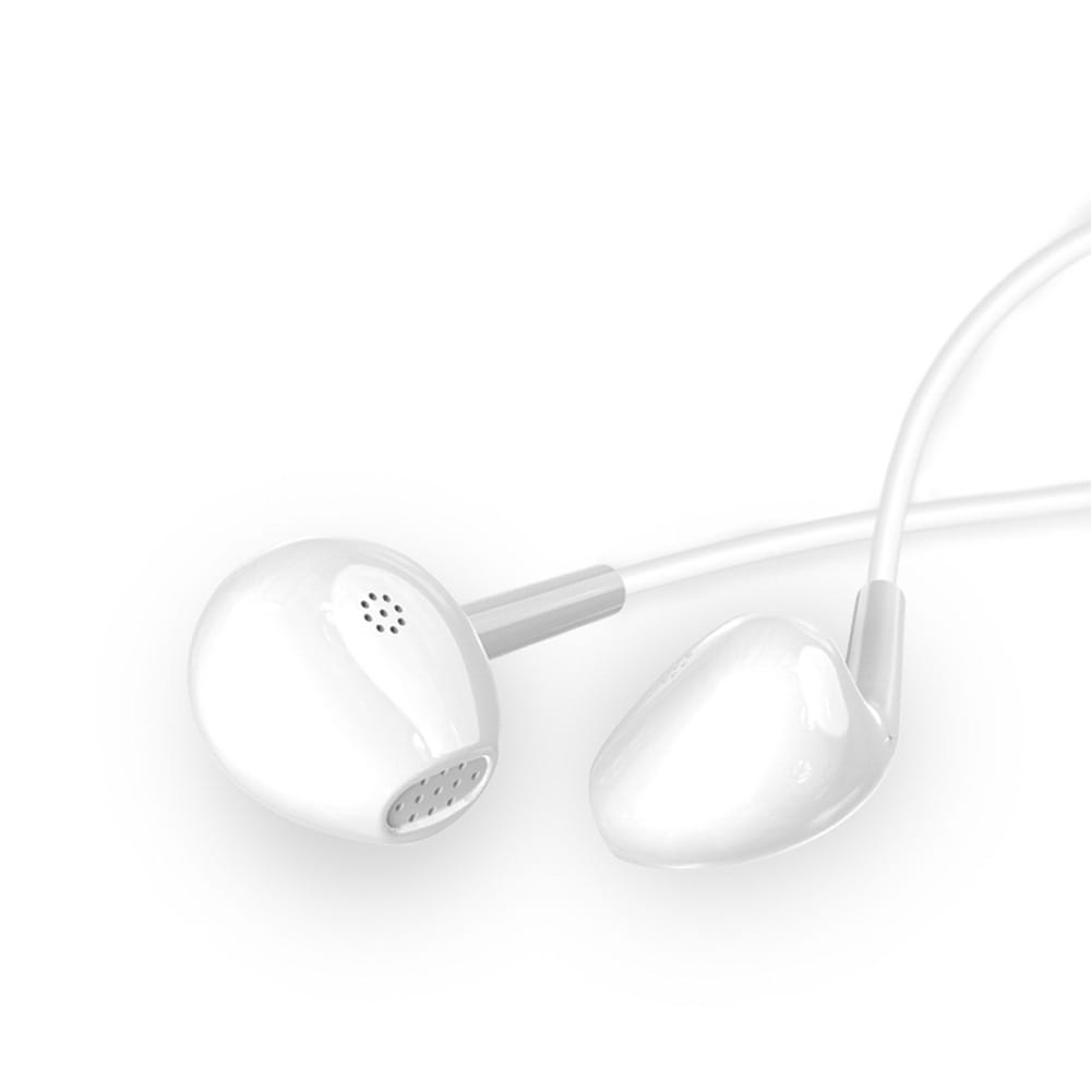 Dudao X10S In-ear Headset med Mikrofon 3,5mm 1,15m - Vit