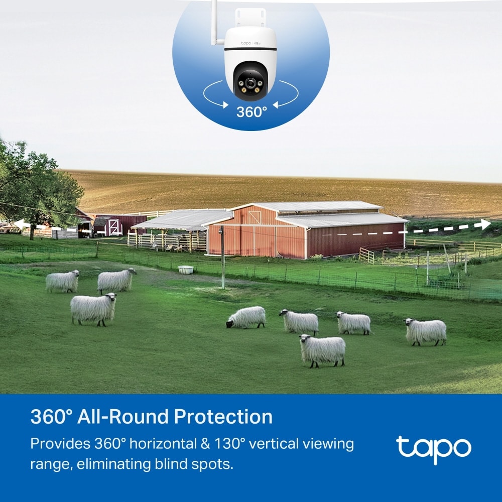 TP-Link Tapo C501GW övervakningskamera 4G LTE 1080p med Pan/Tilt och IP66