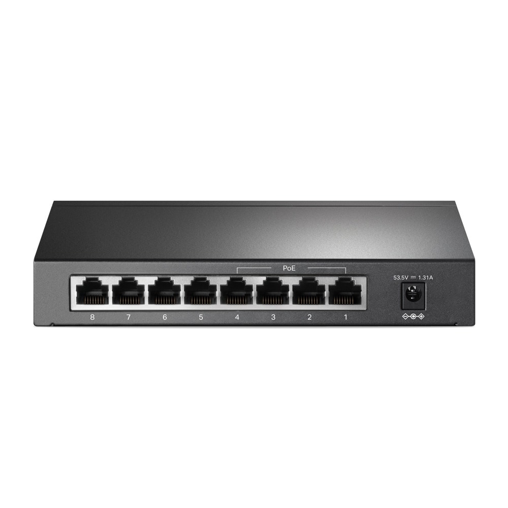 TP-LINK TL-SF1008P V5 8-portars Fast Ethernet-switch med PoE 10/100 Mbit/s
