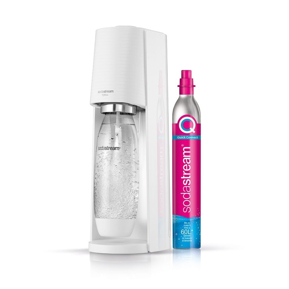 SodaStream Terra™ kolsyremaskin inkl. kolsyrecylinder – Vit