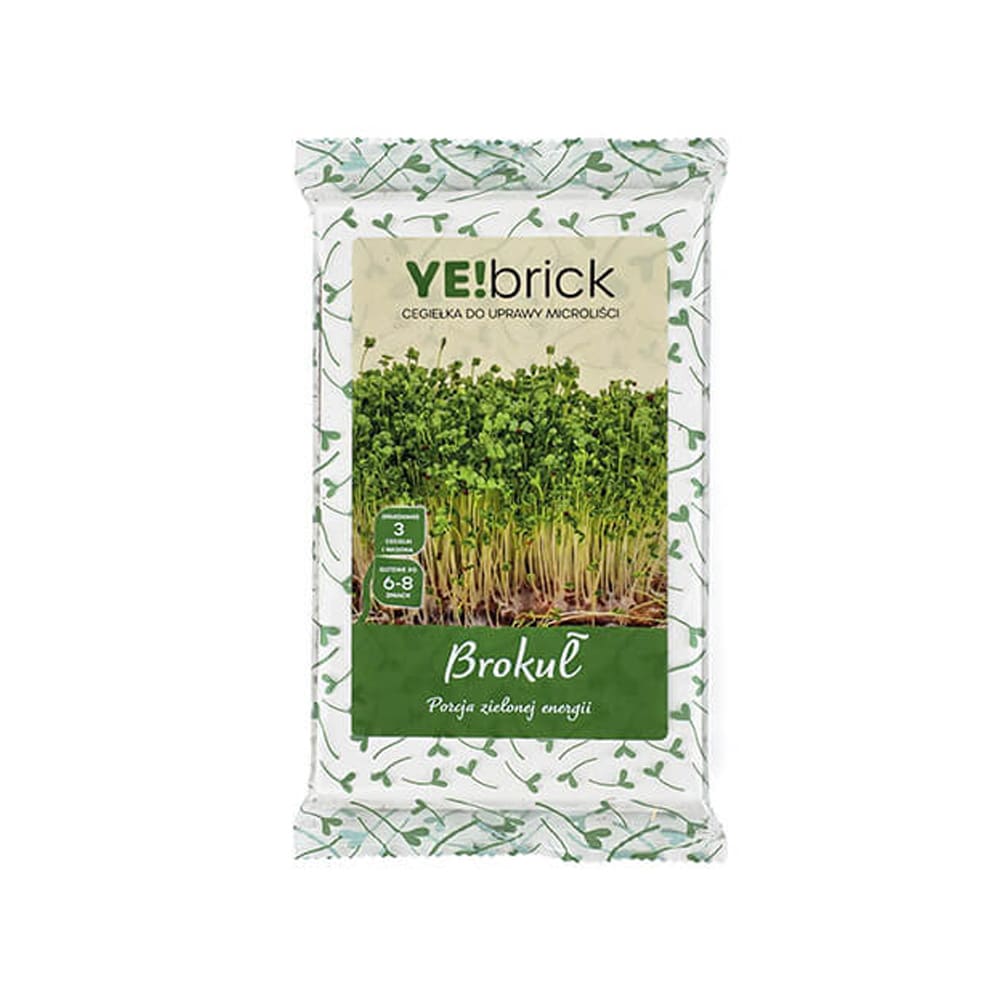 YE!brick mikrogrönt frömatta Broccoli / broccoli mikrogrönt