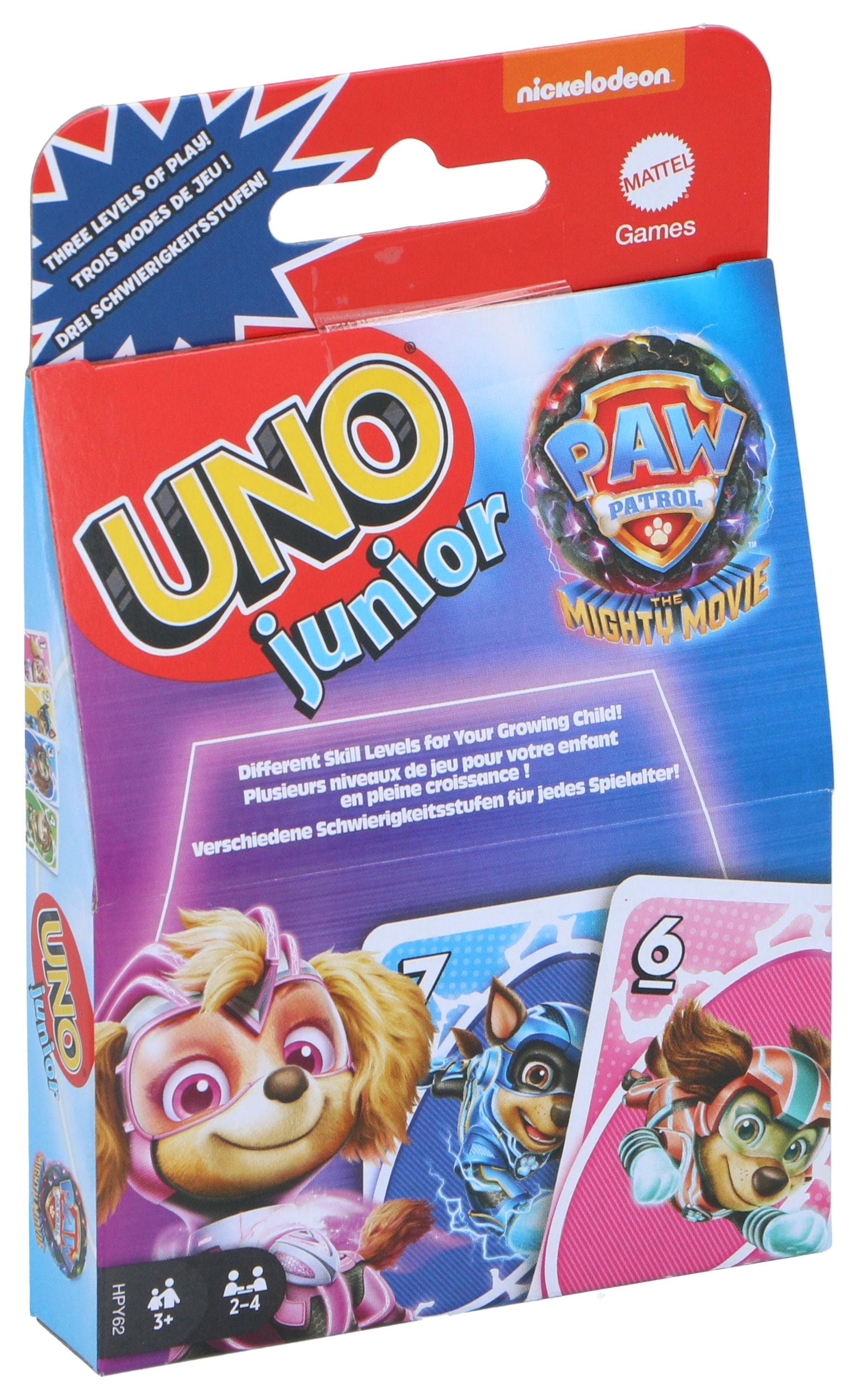 UNO Junior Paw Patrol kortspel / barnkortspel Paw Patrol / familjespel för barn 3+ år