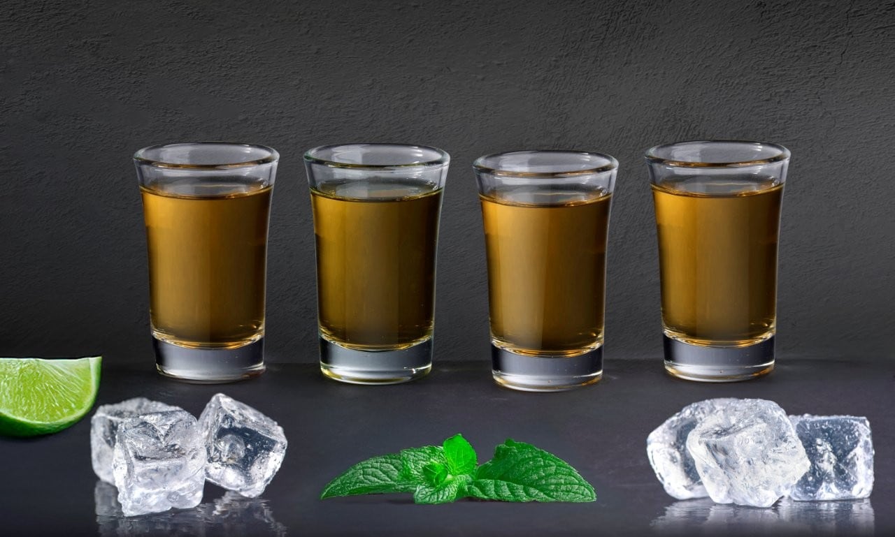 Shotglas / snapsglas / shooter glas - 45ml 4-pack