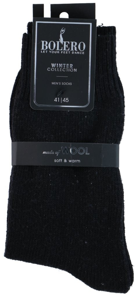 Ullsockor herr 41–45 / varma ullstrumpor 41–45 / vinterstrumpor ull - 4-pack