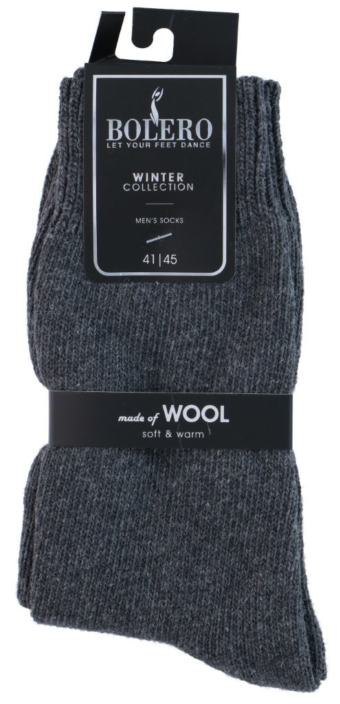Ullsockor herr 41–45 / varma ullstrumpor 41–45 / vinterstrumpor ull - 4-pack