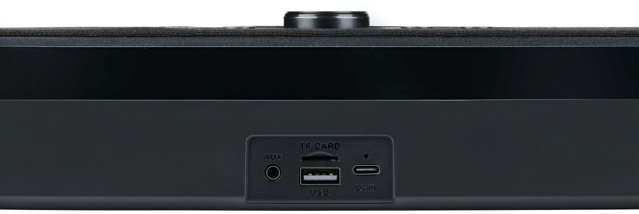 Bluetooth soundbar med RGB LED / kompakt högtalare med ljuseffekt för musik, film och gaming