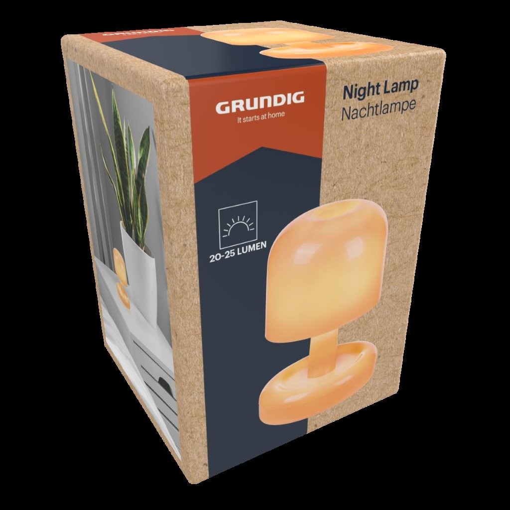 Grundig nattlampa dekorativ LED / batteridriven nattlampa / stämningsbelysning bordslampa