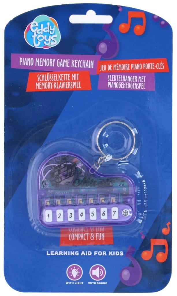 Musikleksak piano memory game nyckelring / minnesspel piano barn / musikleksak med ljud och ljus