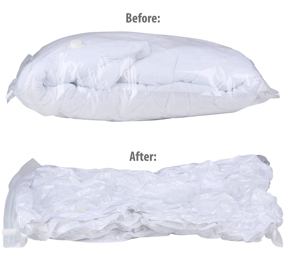 Vakuumpåse 33x23 cm / vakuumförvaringspåse för kläder / platsbesparande förvaringspåse / återanvändbar vakuumpåse