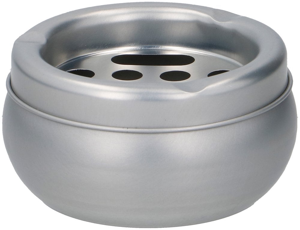 Alpina runt askfat Ø10cm / askfat i metall / cigarettaskfat för bord / askkopp för inomhus och utomhus