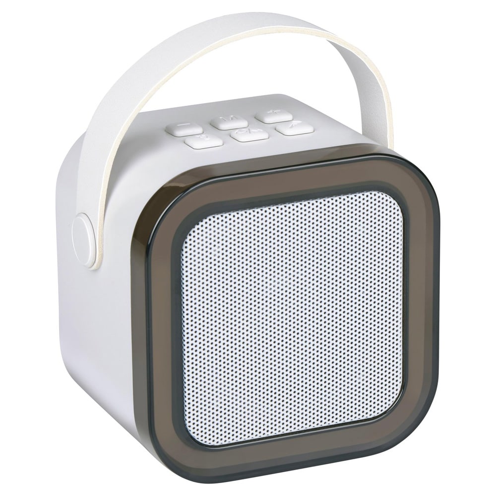 Karaokehögtalare med trådlös mikrofon och RGB-ljus / portabelt mini-karaokeset med Bluetooth