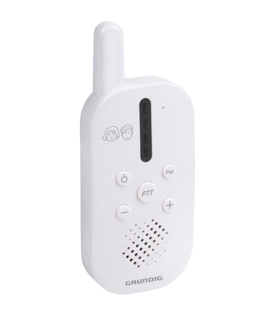 Grundig trådlös babymonitor 2,4 GHz / digital babyvakt med ljud / baby monitor tvåvägskommunikation