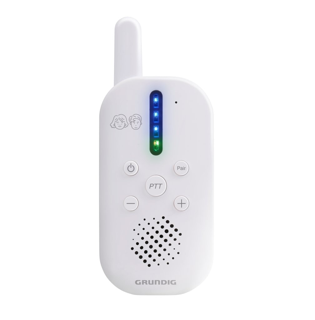 Grundig trådlös babymonitor 2,4 GHz / digital babyvakt med ljud / baby monitor tvåvägskommunikation