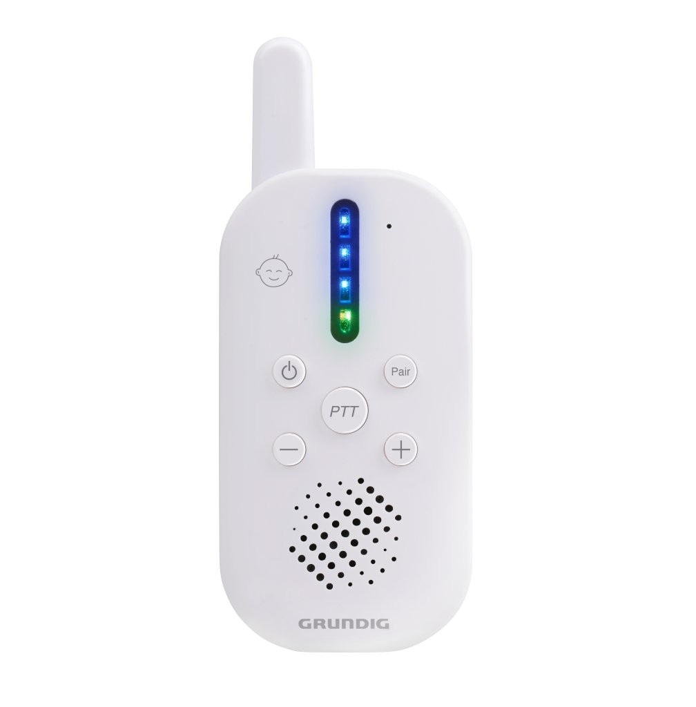 Grundig trådlös babymonitor 2,4 GHz / digital babyvakt med ljud / baby monitor tvåvägskommunikation
