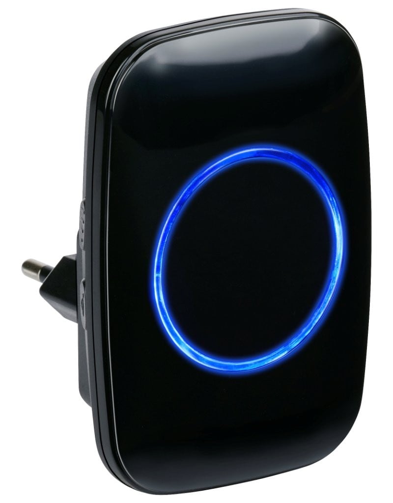 Grundig trådlös dörrklocka 300 m / trådlös ringklocka med 60 signaler / dörrklocka med LED-indikator