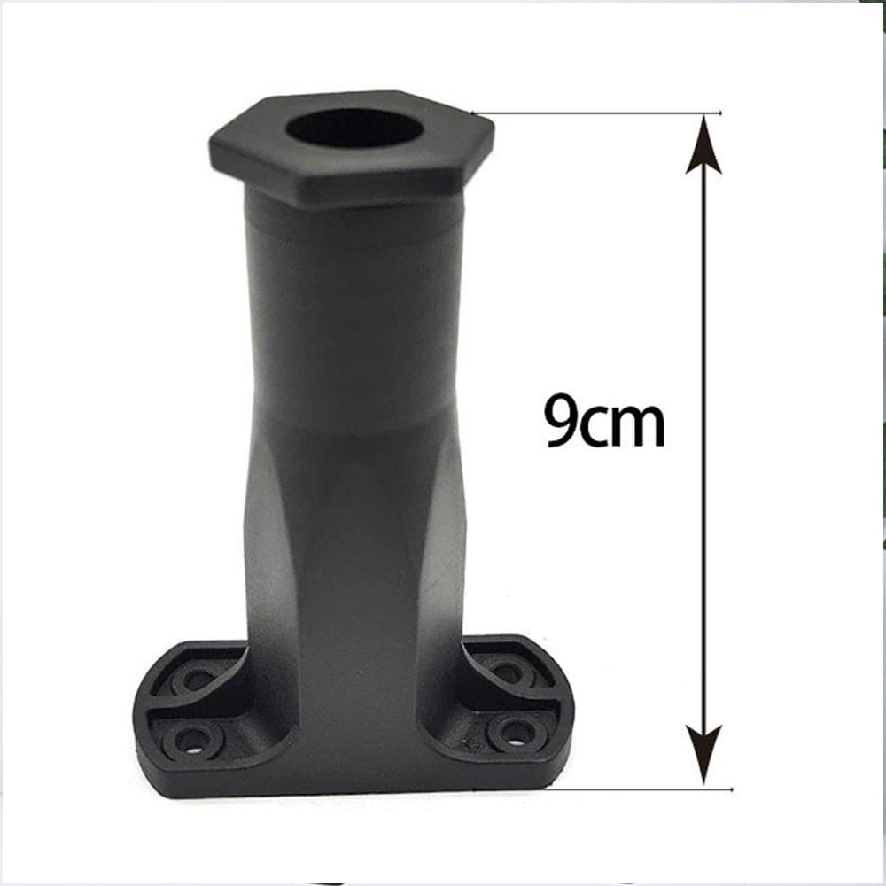 Justerbara möbelben i plast 9–16 cm 10-pack / svarta stödben / höj- och sänkbara möbelfötter