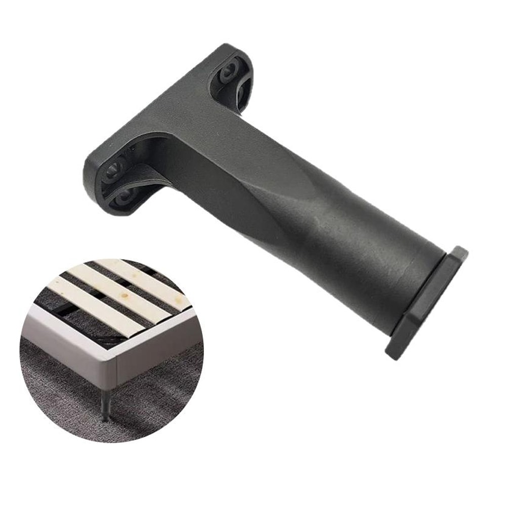Justerbara möbelben i plast 9–16 cm 10-pack / svarta stödben / höj- och sänkbara möbelfötter