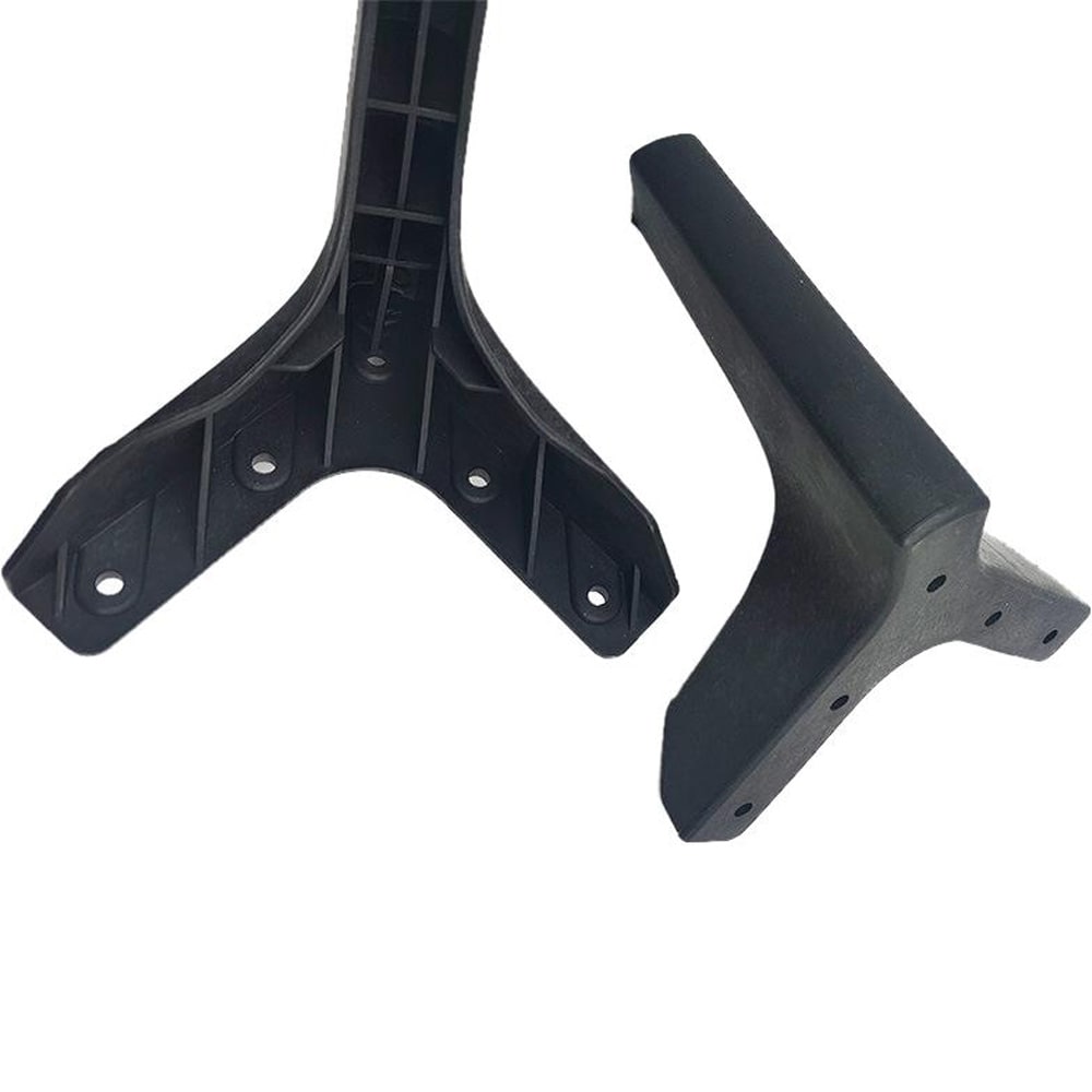 Möbelben i plast 12cm 10-pack - Svart / möbelfötter plast / stödben för möbler