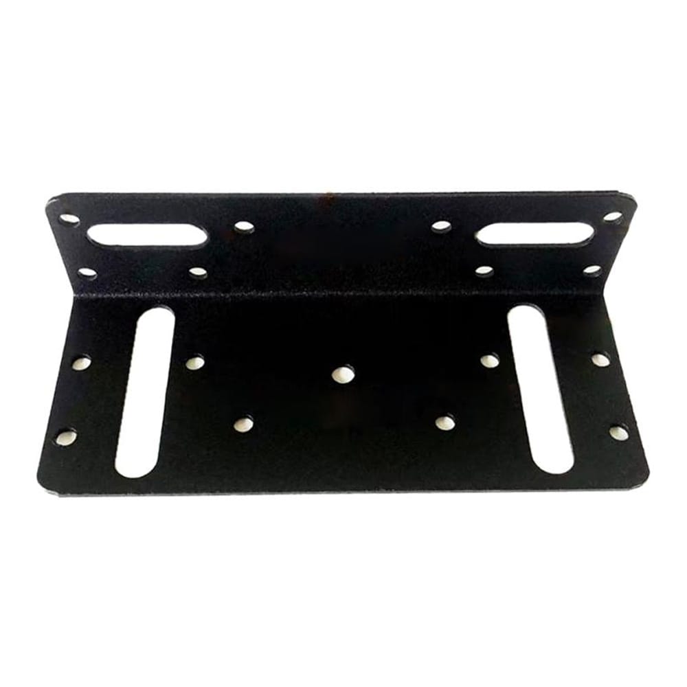 Vinkeljärn 145x61x42mm till möbler 10-pack - Svart / hörnbeslag metall / L-beslag för möbler