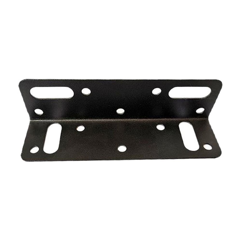 Vinkeljärn 145x40mm till möbler 10-pack - Svart / hörnbeslag metall / L-beslag för möbler