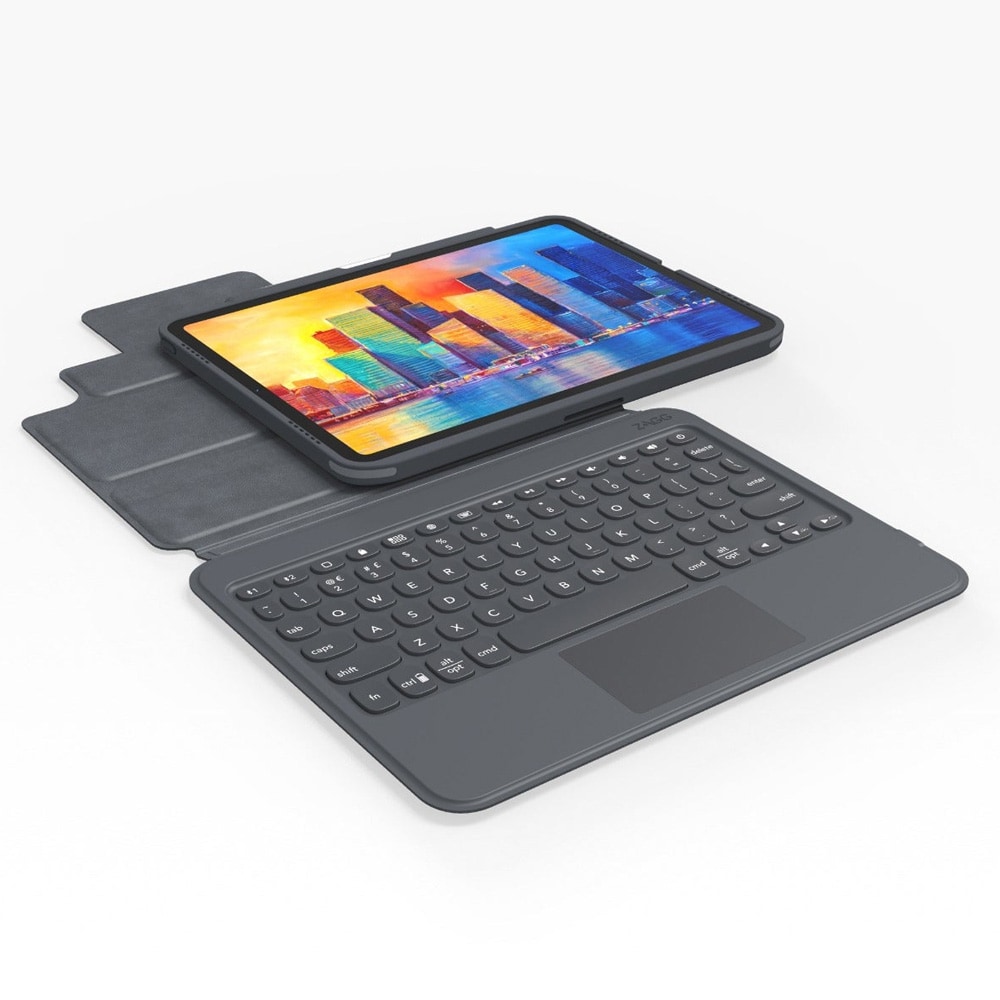 ZAGG Pro Keys Trådlöst tangentbord med styrplatta och avtagbart fodral till iPad 10.2" Gen 7 / 8 / 9